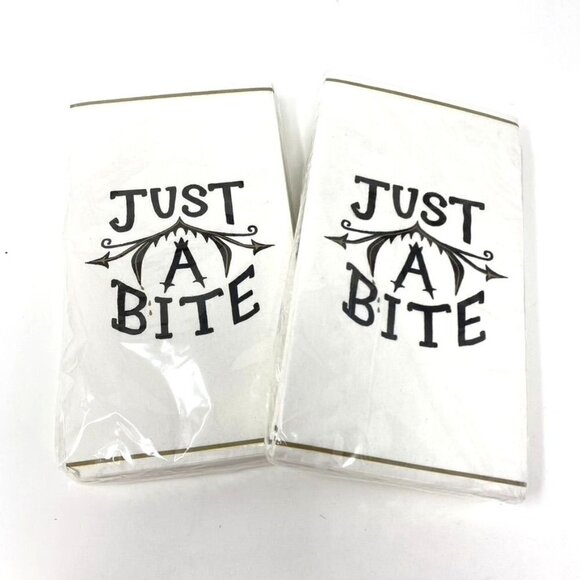 Target Threshold™ (2) 16ct Halloween Disposable Napkins 'Just a Bite' Set of 2 - Picture 1 of 5